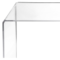 Stolik kawowy z przezroczystego pleksiglasu 33x50x50cm G Table Rabaty