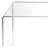 Stolik kawowy z przezroczystego pleksiglasu 33x50x50cm G Table Rabaty