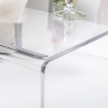 Nowoczesny stolik z przezroczystego pleksiglasu 40x81x36 cm do salonu Milvio Oferta