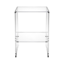 Stolik kawowy z przezroczystego plexi design 29x32x45 cm Contigo Promocja