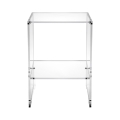 Stolik kawowy z przezroczystego plexi design 29x32x45 cm Contigo Promocja