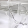 Stolik kawowy kwadratowy z plexiglasu Drappeggi - nowoczesny design Rabaty