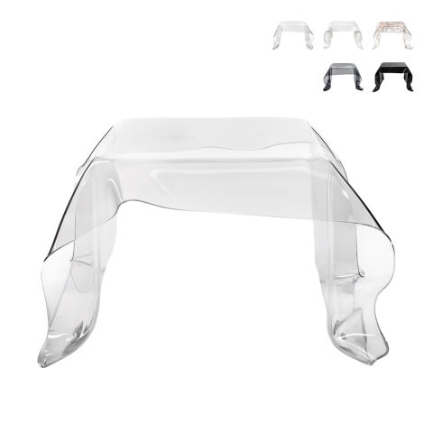 Stolik kawowy kwadratowy z plexiglasu Drappeggi - nowoczesny design Promocja