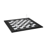 Przezroczysta szklana szachownica w designie do gry w warcaby Kasparov Oferta