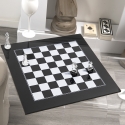Przezroczysta szklana szachownica w designie do gry w warcaby Kasparov Sprzedaż