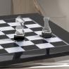 Przezroczysta szklana szachownica w designie do gry w warcaby Kasparov Sprzedaż