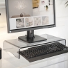 Stojak na monitor biurkowy z przezroczystego pleksi 25x49x8 cm Oly Oferta