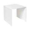Nowoczesny stolik kawowy z przezroczystego plexi 40x40cm 80'S Small Oferta