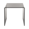 Nowoczesny stolik kawowy z przezroczystego pleksiglasu 50x40x50 cm 80'S Big Oferta