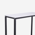 Nowoczesna konsola wejście przedpokój z metalowym stelażem 80x30x75cm Nigel Środki