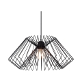 Nowoczesna lampa wisząca z czarnego metalu z regulowanym kablem Ø50 Spider Promocja