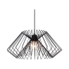 Nowoczesna lampa wisząca z czarnego metalu z regulowanym kablem Ø50 Spider Promocja