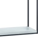 Półka ścienna kwadratowa metalowa 40x40 z 4 półkami Vanity 2 Oferta