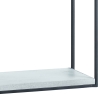 Półka ścienna kwadratowa metalowa 40x40 z 4 półkami Vanity 2 Oferta