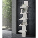 Nowoczesna półka ścienna z 5 półkami h155cm Erie White Sprzedaż
