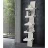 Nowoczesna półka ścienna z 5 półkami h155cm Erie White Sprzedaż