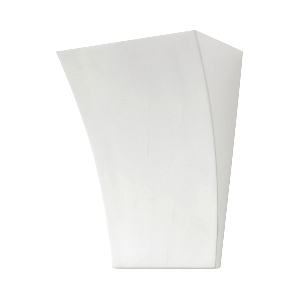 Minimalistyczna biała ceramiczna lampa ścienna Tampa Promocja