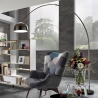 Lampa stojąca łukowa z metalu z podstawą z marmuru h220 cm Bow Sprzedaż