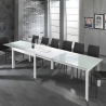 Stół rozkładany szklany 120-350x83cm do jadalni i kuchni Far Sprzedaż