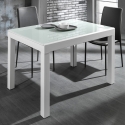 Stół rozkładany szklany 120-350x83cm do jadalni i kuchni Far Katalog