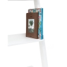 Nowoczesna biała półka ścienna w formie drabiny z 5 półkami, wys. 193 cm Peoria Oferta