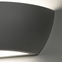 Nowoczesny biały minimalistyczny kinkiet ceramiczny Salem Rabaty