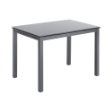 Stół kuchenny z rozkładanym szklanym blatem 110-170x76cm Cleve Oferta