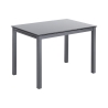 Stół kuchenny z rozkładanym szklanym blatem 110-170x76cm Cleve Oferta
