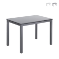 Stół kuchenny z rozkładanym szklanym blatem 110-170x76cm Cleve Promocja