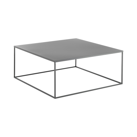 Stolik kawowy metalowy antracytowy szary 80x80cm Omaha bis Promocja