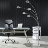Nowoczesna lampa stojąca z 5 regulowanymi kloszami, wys. 216 cm Wellington Sprzedaż