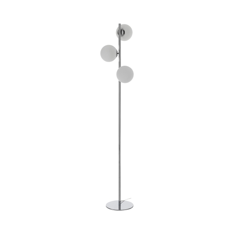 Nowoczesna lampa podłogowa z trzema kierunkowymi abażurami, wys. 160 cm Roebuck Promocja