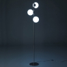Nowoczesna lampa podłogowa z trzema kierunkowymi abażurami, wys. 160 cm Roebuck Sprzedaż