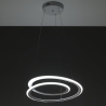 Nowoczesny żyrandol wiszący LED z regulowanym kablem Ø50 cm Howick Rabaty