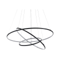 Lampa wisząca LED z plecionymi pierścieniami Ø80 cm Kering Promocja