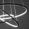Lampa wisząca LED z plecionymi pierścieniami Ø80 cm Kering Sprzedaż