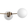 Lampa wisząca z 6 żarówkami, metal i szkło Cardy Katalog