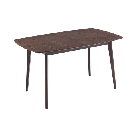 Stół jadalniany rozkładany do kuchni 120-150x75cm w kolorze ciemnego orzecha Cayer Promocja