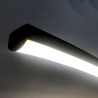 Lampa stojąca łukowa z aluminium czarny mat z LED, wys. 175 cm Nampa Sprzedaż