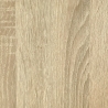 Konsola do przedpokoju z drewna ze lustrem, 2 szuflady i półki Most Wood Stan Magazynowy
