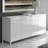 Komoda kredens do salonu biała Made in Italy efekt marmuru Durham Sprzedaż