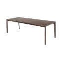 Stół rozkładany do jadalni 160-240x90cm z ciemnego drewna orzechowego Komodo Wood Sprzedaż