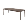Stół rozkładany do jadalni 160-240x90cm z ciemnego drewna orzechowego Komodo Wood Sprzedaż