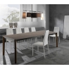 Stół rozkładany do jadalni 160-240x90cm z ciemnego drewna orzechowego Komodo Wood Oferta