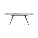 Stół rozkładany do jadalni z blatem ceramicznym 140-200x81 cm Onice Rabaty