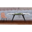 Stół rozkładany do jadalni z blatem ceramicznym 140-200x81 cm Onice Stan Magazynowy