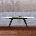 Stół rozkładany do jadalni z blatem ceramicznym 140-200x81 cm Onice Wybór