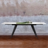Stół rozkładany do jadalni z blatem ceramicznym 140-200x81 cm Onice Wybór