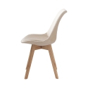 Zestaw 4 krzeseł welurowych w stylu skandynawskim do salonu i kuchni Smart Soft Sprzedaż