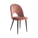 Zestaw 4 krzeseł kuchennych do jadalni nowoczesny design aksamitny Bounty Oferta